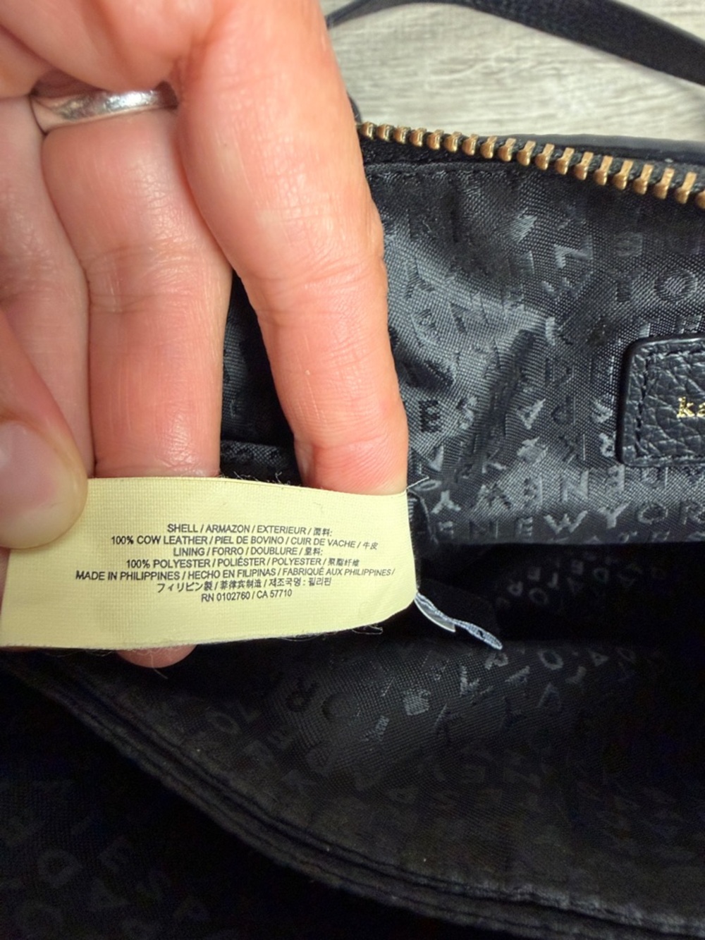 Kate Spade Black Pebbled Leather Crossbody Bag - Picture 10 of 10